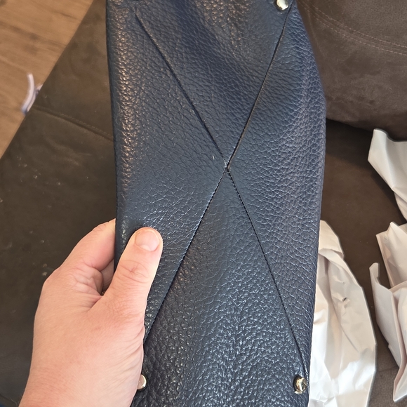 Kate Spade Black and Cream Leather Tote Bag - Picture 6 of 12